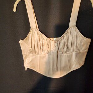 ZARA Gold Corset NWT
